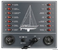 14 switches panel, sail boat - Artnr: 14.808.01 6