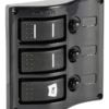Control panel 3 flush rocker switches pol.graphite - Artnr: 14.843.03 2