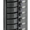Control panel 9 flush rocker switches pol.graphite - Artnr: 14.843.09 1