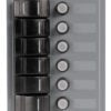 6-switche aluminium vertical panel - Artnr: 14.845.06 2