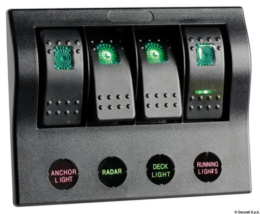PCP Compact electric panel w/6 switches - Artnr: 14.860.06 4