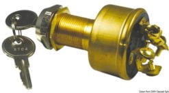 Watertight ignition key 3 positions brass - Artnr: 14.918.31 9