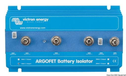 Victron Argofet battery combiner 3 x 200 A - Artnr: 14.922.41 3