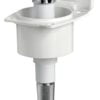 New Edge shower white PVC hose 4 m - Artnr: 15.243.01 1