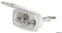 New Edge shower box cream PVC hose 4 mm Rear shower outlet - Artnr: 15.257.42 7