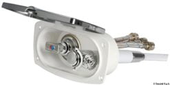 New Edge shower box cream PVC hose 2.5 mm Rear shower outlet - Artnr: 15.257.41 6