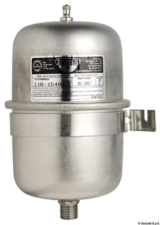 Accumulator tank f. fresh w. pump/water heater 2 l - Artnr: 16.126.00 3