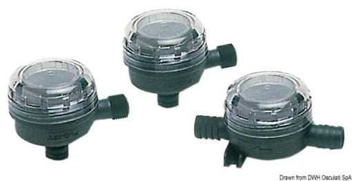 Floject water filter nozzle w. connector 19 mm - Artnr: 16.408.02 3