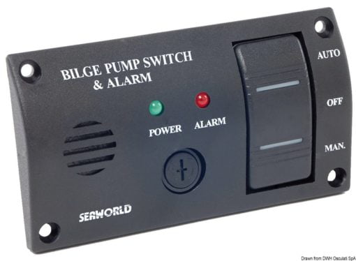 ON-OFF-ON control panel f. bilge pumps - Artnr: 16.608.12 3