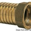 Cast brass female hose adaptor 3/8“ x 12 mm - Artnr: 17.199.29 2