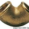 Brass 90° elbow female/female 1/4“ - Artnr: 17.226.09 1