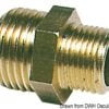 Brass double nipple 1/2“ x 3/4“ - Artnr: 17.227.02 1