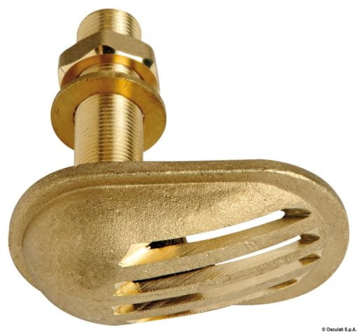 Cast brass thru hull scoop strainer 1“1/4 - Artnr: 17.314.04 3