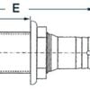 Nylon/fiberglass long seacock 2“1/4 x 53mm valve - Artnr: 17.327.19 2
