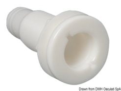 Nylon/fiberglass seacock 2“1/4 52 mm w/check valve - Artnr: 17.319.23 13