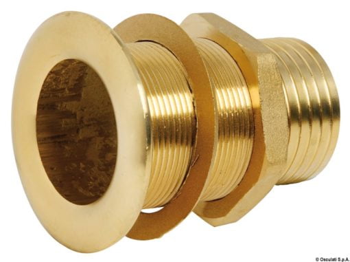 Seacock yellow brass w/hose adaptor 2“ x 56 mm - Artnr: 17.323.06 3