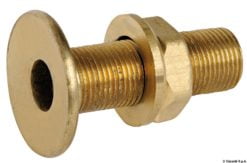 Flush threaded seacock chromed brass 1“ - Artnr: 17.324.13 7