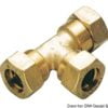 Brass comprssion T-joint 10 mm - Artnr: 17.410.02 2