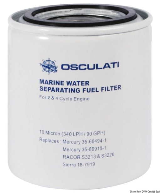 Separating filter f. petrol 192-410 l/h - Artnr: 17.664.00 4