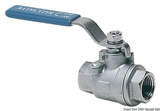 Full-flow ball valve AISI 316 1“1/2 - Artnr: 17.721.06 3