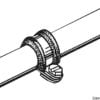 Rubber-coated SS hose clamp 12 mm - Artnr: 18.024.12 1
