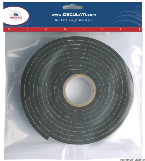 PVC adhesive tape f. portlights 10 x 15 mm - Artnr: 19.115.15 3