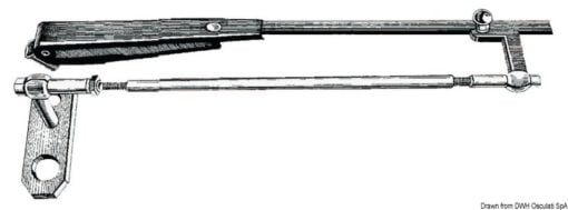SS parallelogram arm f. windshield wiper 305/360mm - Artnr: 19.152.36 3
