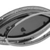SCM elliptical portlight AISI316 510 x 250 mm - Artnr: 19.229.01 1