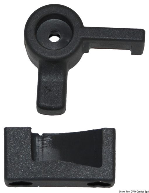 Left locking lever for LEWMAR portlights from 1982 to 1998 - Artnr: 19.910.09 6