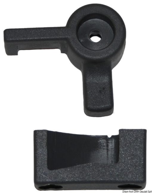 Left locking lever for LEWMAR portlights from 1982 to 1998 - Artnr: 19.910.09 5
