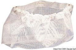 Storage pocket white sail fabric 390 x 300 mm with compartments - Artnr: 20.175.28 7