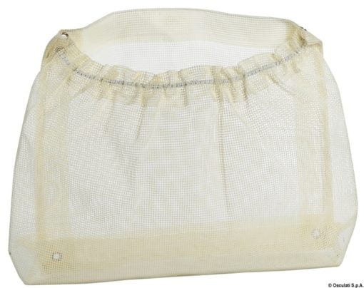 Storage pocket white sail fabric 390 x 300 mm with compartments - Artnr: 20.175.28 4