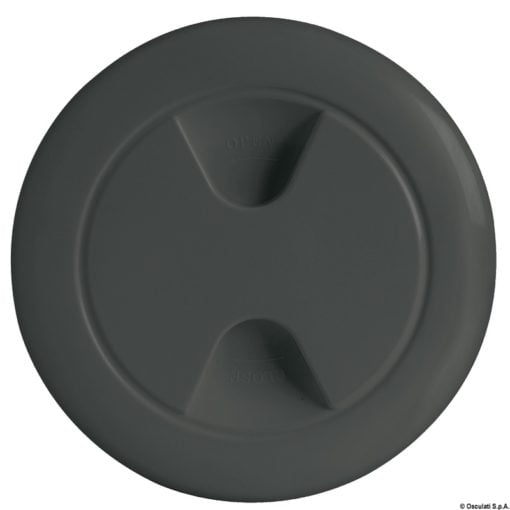 Inspection hatch black polypropylene 102 mm - Artnr: 20.199.11 3