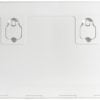 White flush inspection hatch 600 x 350 mm - Artnr: 20.292.00 1