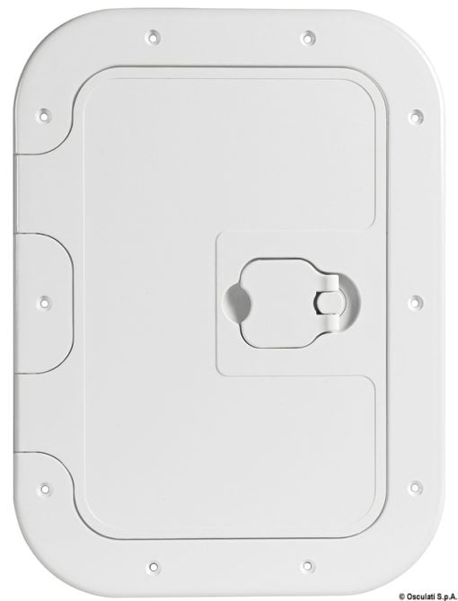 Grey inspection hatch anti-slip sufrace 280x380mm - Artnr: 20.301.60 5