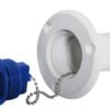 Nylon/fiberglass WATER plug light blue 38 mm - Artnr: 20.669.05 2