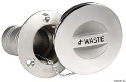 WASTE deck plug cast mirror polished AISI316 38mm - Artnr: 20.866.39 10