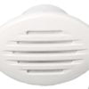 Flush-mount horn white ABS 12 V - Artnr: 21.102.20 2