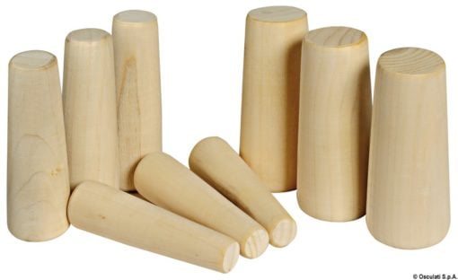 Series of 9 emergency wooden plugs 20 to 49 mm - Artnr: 22.803.81 3