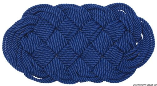 Nylon fop rope blue 60 x 32 cm - Artnr: 23.907.21 3