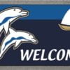 Format antiskid doormat 40 x 68 cm Dolphins - Artnr: 23.909.03 1