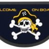 Format antiskid semi-circ. doormat 40x68 cm Pirate - Artnr: 23.909.06 1