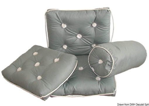 Simple cotton cushion grey 430 x 350 mm - Artnr: 24.430.16 4