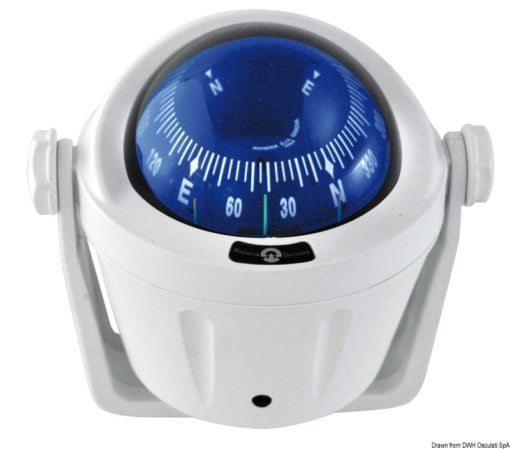 IDRA built-in compact compass w/blue front rose - Artnr: 25.014.91 4
