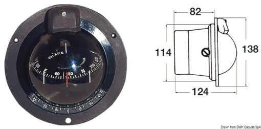 RIVIERA BP1 compass 3“ - Artnr: 25.019.00 3