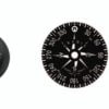 RIVIERA compass 4“ w/cover black rose/black body topview - Artnr: 25.028.10 1