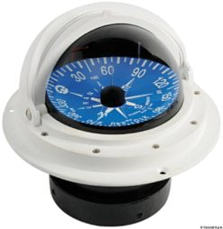 RIVIERA compass 4“ enveloping opening white/blue front view - Artnr: 25.028.21 11