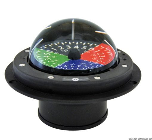 RIVIERA regatta tactic compass 3“ black - Artnr: 25.030.50 3