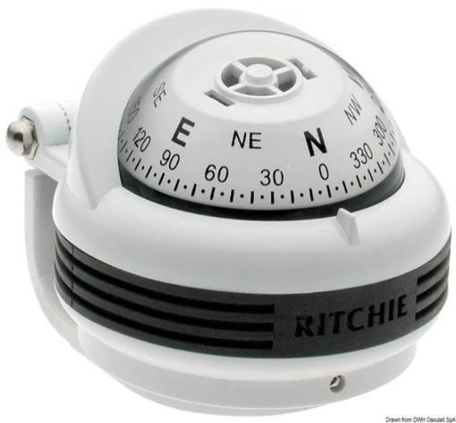 RITCHIE Trek external compass 2“1/4 grey/blue - Artnr: 25.080.13 5