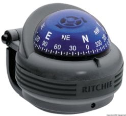 RITCHIE Trek external compass 2“1/4 grey/blue - Artnr: 25.080.13 12